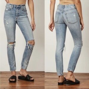 Boyish Billy High Waist Distressed Jeans Size 24